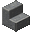 Polished Andesite Stairs (facing: south, half: bottom, shape: straight, waterlogged: false)