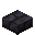 Polished Blackstone Brick Slab (type: bottom, waterlogged: false)