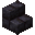 Polished Blackstone Brick Stairs (facing: north, half: bottom, shape: straight, waterlogged: false)