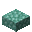 Prismarine Slab (type: bottom, waterlogged: false)