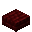 Red Nether Brick Slab (type: bottom, waterlogged: false)